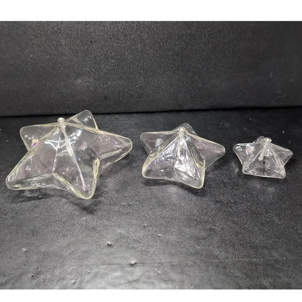 Firelight Glass Starlight Oil Candle Set, 7